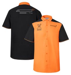 New F1 Racing Shirt Formula One Team Shirt Summer Short Sleeve Sports Men's Shirt