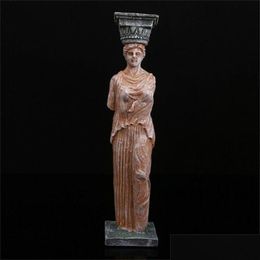 Novelty Items Resin Greek Goddess Statue Craft Statues For Decoration Art Carving Home Decor Aquarium Figurines Scpture Gift T200619 Dhkba