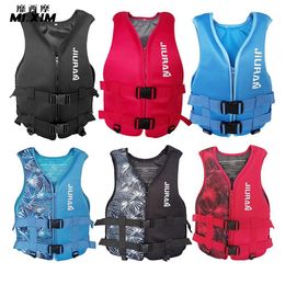 Life Vest Buoy Outdoor Rafting Neoprene Jacket for Adult Swimming Fishing Men Women Snorkelling Kayaking Boating Survival Suit 230713