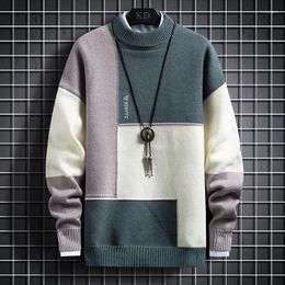 Men's Sweaters 2023 Autumn Winter Cashmere Fashion Warm Slim Fit Pullover Sweater Man Wool Knitted Jumper Pullovers Clothing