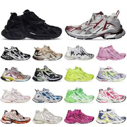 2023 Luxury brand BaIenciaga Latest high-quality sports casual shoes Paris runner 7.0 Platform Deconstruction sneakers black white pink Women Men casual shoes 35-46