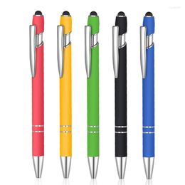 25Pcs Ballpoint Pens With Stylus For Touch Screen 2 In 1 Capacitive Pen Retractable Gel Touchscreen Phone Tablet