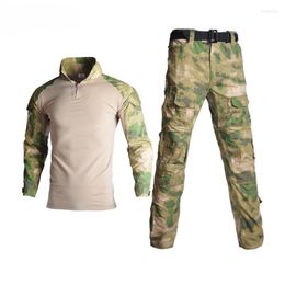 Men's Tracksuits Cp Camouflage Long-Sleeved Frog Suit Outdoor Tactics Military Autumn And Winter Training