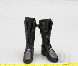 Action Toy Figures 1/6 DAMTOYS DMS038 Residents of the Evil Game Charactor Player Female Long Hollow Shoe Boot Platform Bracket For Scene Component 230713