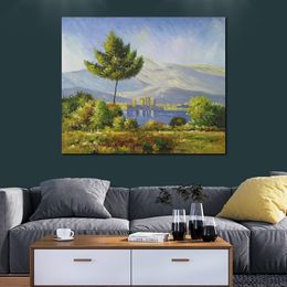 Impressionist Canvas Art Antibes 1888 Handmade Claude Monet Painting Landscape Artwork Modern Living Room Decor