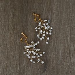 Hair Clips Exquisite Sparkling Crystal Bridal Pins Gypsophila Accessories Wedding Decor