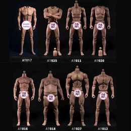 Action Toy Figures WorldBox 1/6 AT011 AT012 AT016 AT017 AT018 AT020 AT025 AT027 AT030 AT032 Muscular Male Joint Body Action Figure Durable Doll 230713