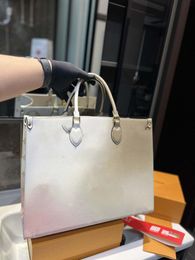new ONTHEGO PM MM M45717 WOMEN luxurys designers bags genuine leather Handbags messenger crossbody shoulder bag Totes Wallet
