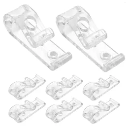 Curtain 8 Pcs Repair Kit Roller Shade Pulls Clip Hooks Hangers Clips Shades Decorative Curtains Drapery Blind Connector