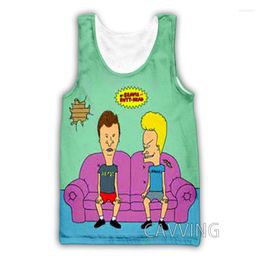 Men's Tank Tops CAVVING 3D Printed Beavis And Butthead Harajuku Vest Summer Undershirt Shirts Streetwear For Men/women