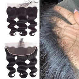 11A Body Wave 100% Virgin Human Hair Bundles plus transparent 13x4 Frontal Silk Unprocessed Human Hair Extensions Indian Malaysian Cambodian Brazilian