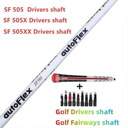 Club Heads 2023 Drivers Shaft White Autoflex Golf SF505xx SF505 SF505x Flex Graphite Free Assembly Sleeve and Grip 230713