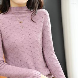 Women's Sweaters Cashmere Turtleneck Women Sweater Autumn Spring Base Warm All-match Knitted Pullover Jersey Pull Femme Hiver Jumper D362