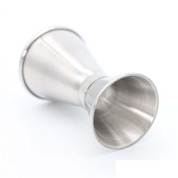 Bar Tools Double Sided Measuring Cup Cocktail Liquor Cups Stainless Steel Jigger Bartender Drink Mixer Dbc Drop Delivery Home Garden Dh93O