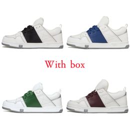 Shoes Designer Calf Leather Board B22 European Thick Sole Color Matching