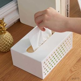 Tissue Boxes Napkins Wall Mounted Tissue Box Baby Wipes Paper Storage Box Dispenser Holder Household Plastic Dust-proof Napkin Organizer for Home R230714