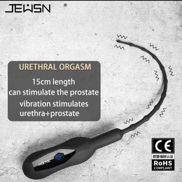 Adult Toys 10 Frequency Urethral Vibrator Catheter Penis Plug Sex Toy for Men Vibrating Insertion Urethra Sound Dilator 230714