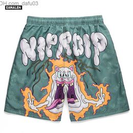 Men's Shorts 2021 Devil Cartoon Graphics Beach Beachwear Men's Street Hip Hop High Street Dance Shorts Surfing Sports Running Basketball Z230717