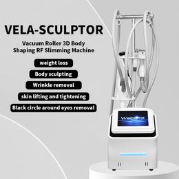 Vela Shape RF Vacuum Cavitation 3D Roller Body Sculptor Skin Firming Cellulite Removal Vela-Sculptor Slim Machine Deep-tissue Lymphatic Drainage Massage Roller