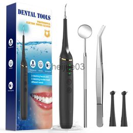 Teeth Whitening Electric Tartar Scraper Dental Cleaning Scaler for Teeth Tartar Eliminator Sonic Dental Tartarro Cleaner Tartar Calculus Remover x0714 x0714