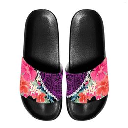 Slippers Polynesian Tribal Hawaiian Totem Tattoo Hawaii Prints Summer Women Men EVA Slides Beach Sandals Casual Shoes Flip-flop