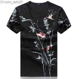 Men's T-Shirts Free shipping plus size t shirt cotton print 3d t shirt Casual mens t shirt men Large fat funny t shi short-sleeve t-shirt 4XL Z230714