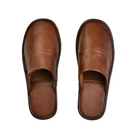 Slippers Luxury Indoor Cow Split Leather Men Slippers House Quality Bedroom Men Casual Shoes Spring Autumn Homen Men Leather Slippers 230713