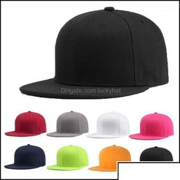 Ball Caps Hats Scarves Gloves Fashion Aessories Ly Sports Baseball Cap Blank Plain Solid Snapback Golf Street Hat Men Women1 Drop De Dhy8A