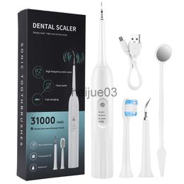 Teeth Whitening Electric Dental Scaler Tooth Cleaner Sonic Vibration Oral Calculus Tartar Remover Dental Plaque Stain Remove Teeth Whitening x0714