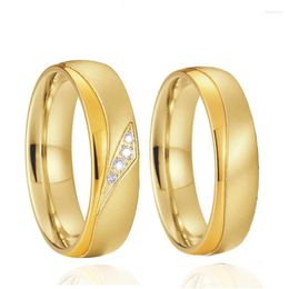 Wedding Rings En Promise For Men And Women Lover's Alliance Unique Hers His Couple Ring Anniversary Wholesale Price