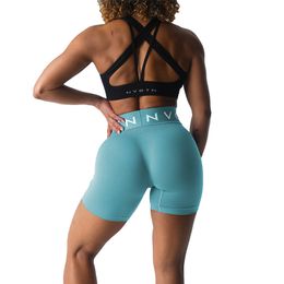 Women's Shorts Nvgtn Sport Seamless Spandex Woman Fitness Elastic Breathable Hiplifting Leisure Sports Running 230713