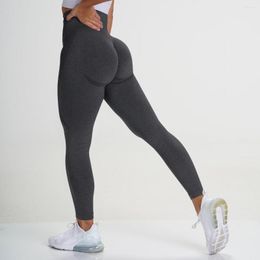 Active Pants Seamless Yoga Women Leggings High Waisted Butt' Lift Curves Sports Gradien Fitness Clothing Elastic Slim Sexy Gym Wear