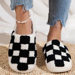 Slippers Winter Bad Bunny Love Pattern Women House Couples Men Slippers Fluffy Slides Cartoon Embroidery Warm Indoor Ladies Cotton Shoes 230713