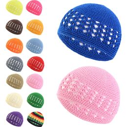 Women Mesh Hair Net Crochet Cap Snood Sleeping Night Cover Turban Men Muslim Kufi Hat Wig Caps Bonnet Beanies Headwear Headscarf