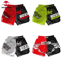 Men's Shorts Printing MMA Shorts Kids Adult Muay Thai Shorts Boxing Training Competition Trunks Sanda Combat Grappling Fighting Pants 230714