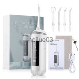 Teeth Whitening Oral Irrigator 6 Mode Portable Tooth Cleaning Telesic Water Floss irrigator Dental Water Jet IPX7 Waterproof Water Floss x0714