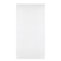 Curtain VOSAREA Window Voile Sheer 100X200cm Semi Linen Panel For Balcony Bedroom Living Room (White)