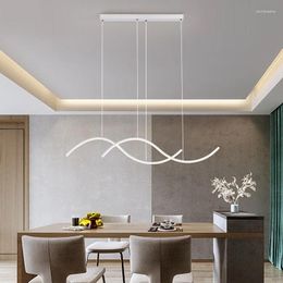 Pendant Lamps Minimalist Dining Room Lamp Led Decorative Ceiling Chandelier Hanging Lighting For Living Bedroom Fixtures