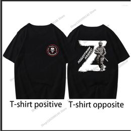 Men's T Shirts PMC Wagner T-shirt Russian Military Special Operations Team Warrior Classic Z Logo O Neck Short Sleeve