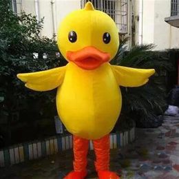 2019 factory duck Mascot Costume EPE Fancy Dress Outfit Adult mascot costume Xmas Gift275e