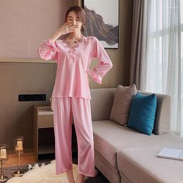 Women's Sleepwear BeeHouse Pajamas For Women Sexy Pyjamas Feminino Traje Conjuntos Sleep Tops Nightwear Dormir Autumn And Winter 2023