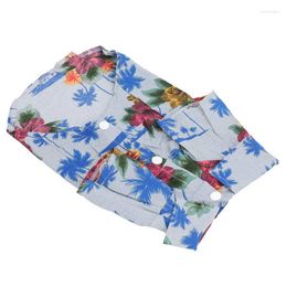 Dog Apparel Hawaiian Costume Shirts Machine Washable For Small Medium Dogs