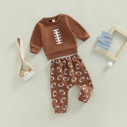 Clothing Sets 0-3 Years Toddler Baby Boys Casual Outfits Autumn Print 2 Pieces Clothes Long Sleeve Sweatshirts Pants