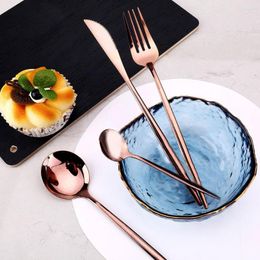 Dinnerware Sets 24 PCS Washing Kitchen Utensils Cutlery Spoons Dinner Fork Lunch Of Dishes Complete Tableware Stainless Steel