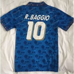 Italys 1994 Retro Soccer Jerss Maglia Italia Maglie Star R.baggio 10 Baresi Maldini Maillot Shirts Kits Men Maillots De Football s