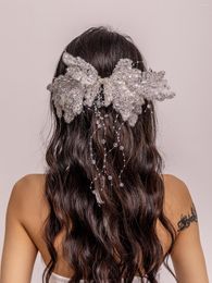 Headpieces White Romantic Pure Zircon Wedding Hair Accessories Bridal Comb