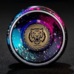 Yoyo Cool Tiger Magicyoyo Butterfly Professional Unresponsive Competition Aviation Aluminium Alloy Toys for Kids 230713