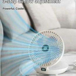 Electric Fans New Household Dual Use Kitchen Fan Small Fan USB Charging Home Dormitory Silent Big Wind Desktop Mini Portable Electric Fans