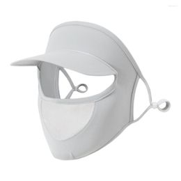 Sciarpe Protezione per il viso Equitazione indeformabile con passante per l'orecchio Protezione solare Cappello da ciclismo sportivo Forniture per esterni