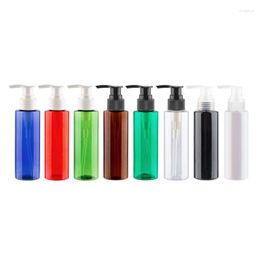 Storage Bottles 40 X 100ml 120ml Empty Liquid Soap Pump Plastic Cosmetic Lotion PET Shampoo Container With Bottle